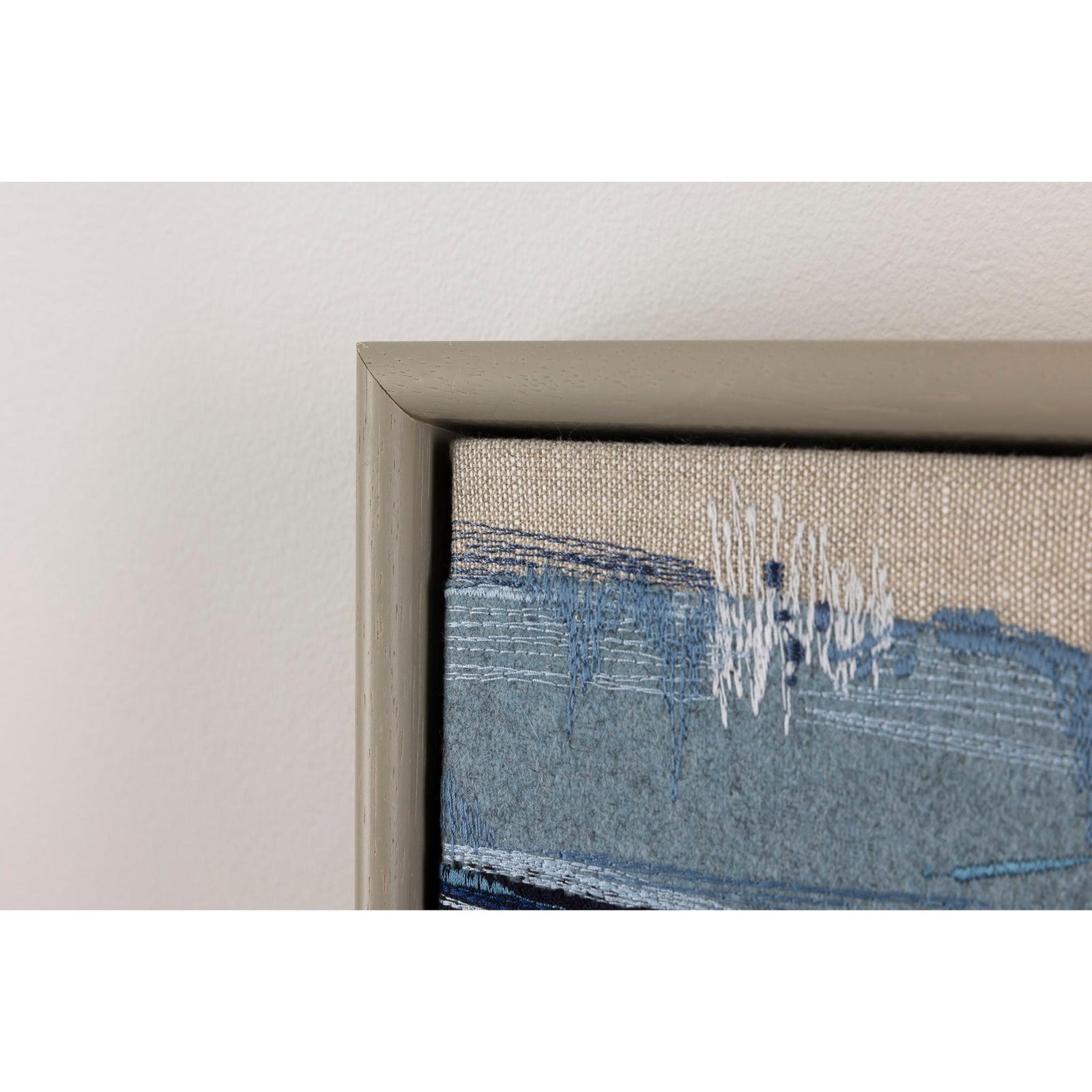 Being There, free machine embroidery, by Sarah Pooley, available at Padstow Gallery, Cornwall