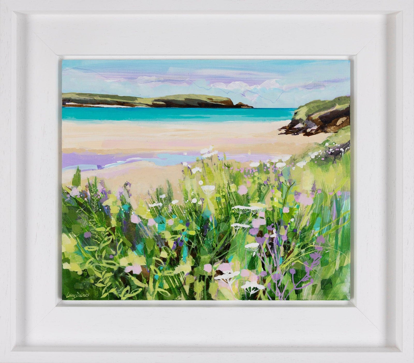 Camel Estuary by Lucy Davies available at Padstow Gallery, Cornwall