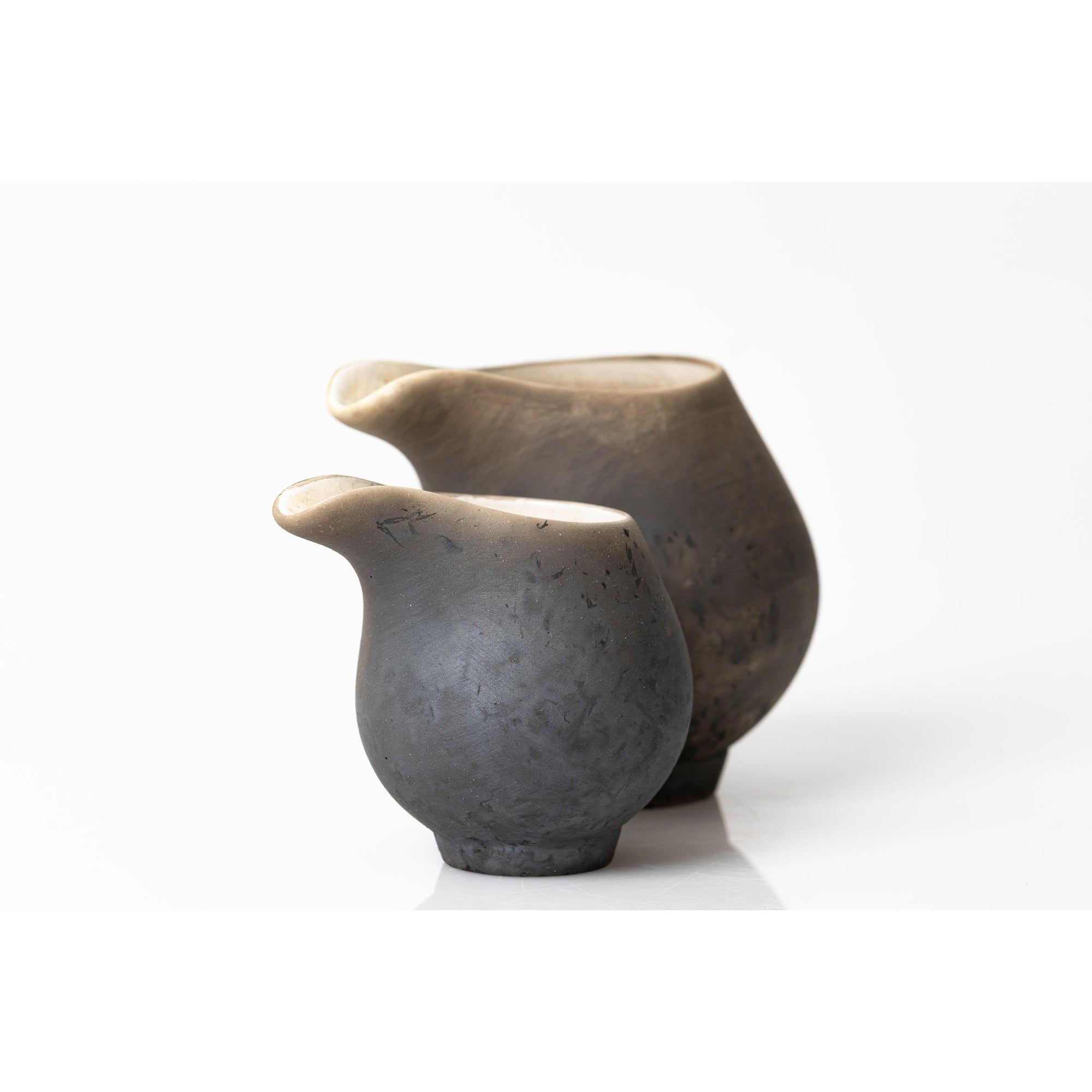 UU2 Small Raku Jug by Kate Schuricht ceramics available at Padstow Gallery, Cornwall