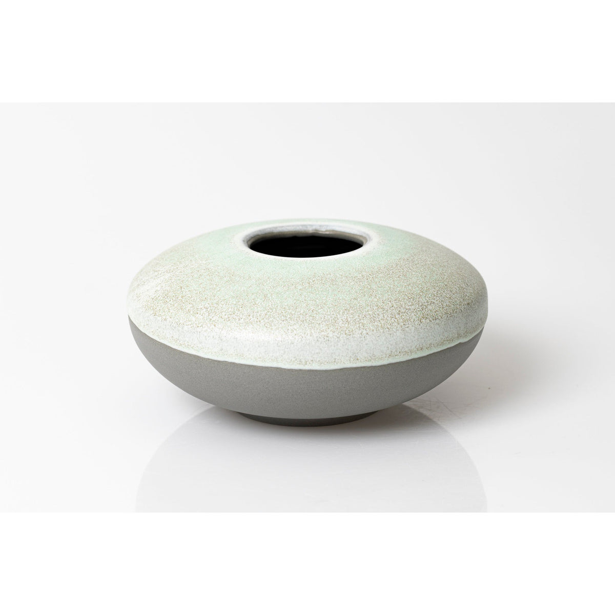 PP1 Stoneware Pebble Vase by Kate Schuricht ceramics available at Padstow Gallery, Cornwall