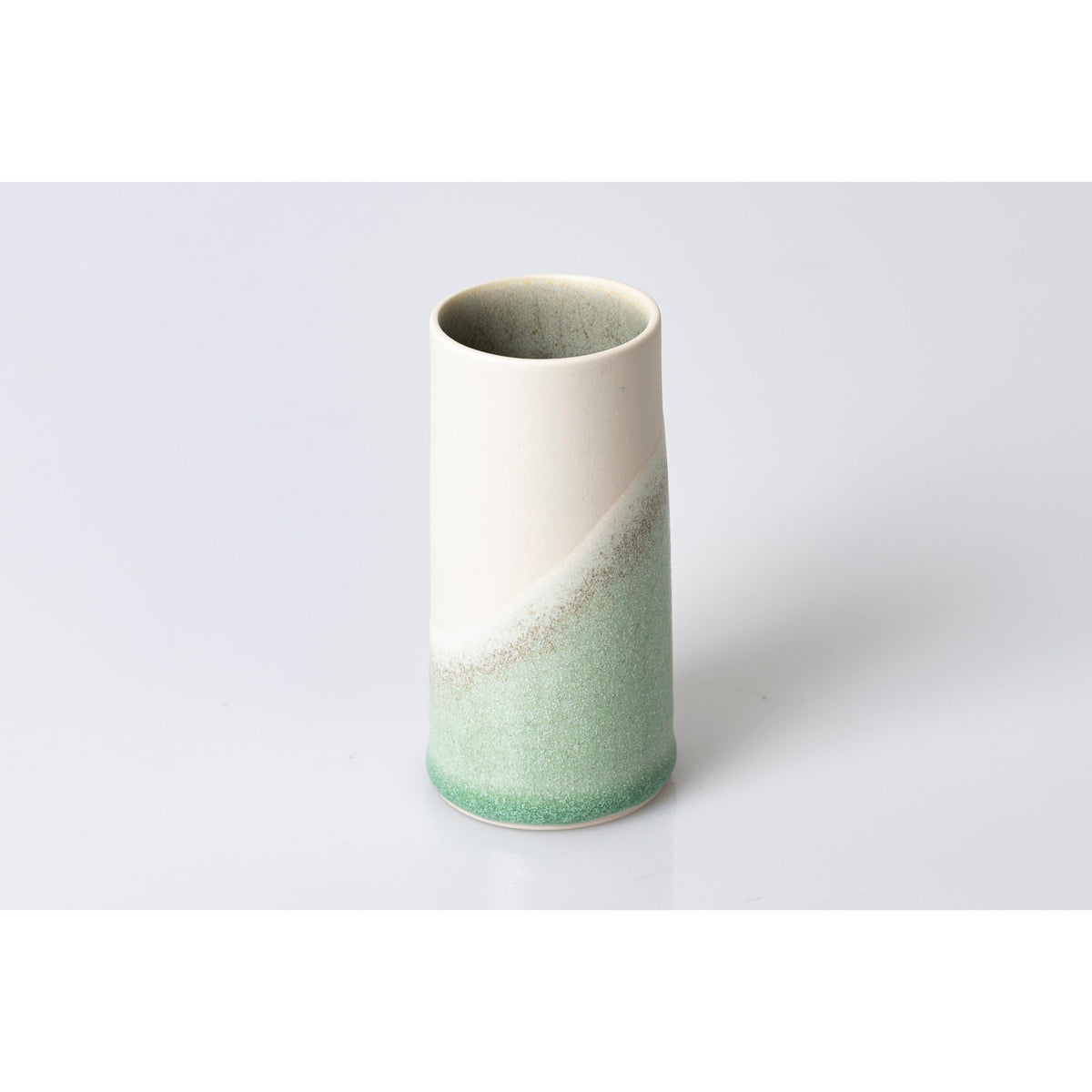 FF4 South Downs IV - Short Stoneware Vessel by Kate Schuricht ceramics available at Padstow Gallery, Cornwall