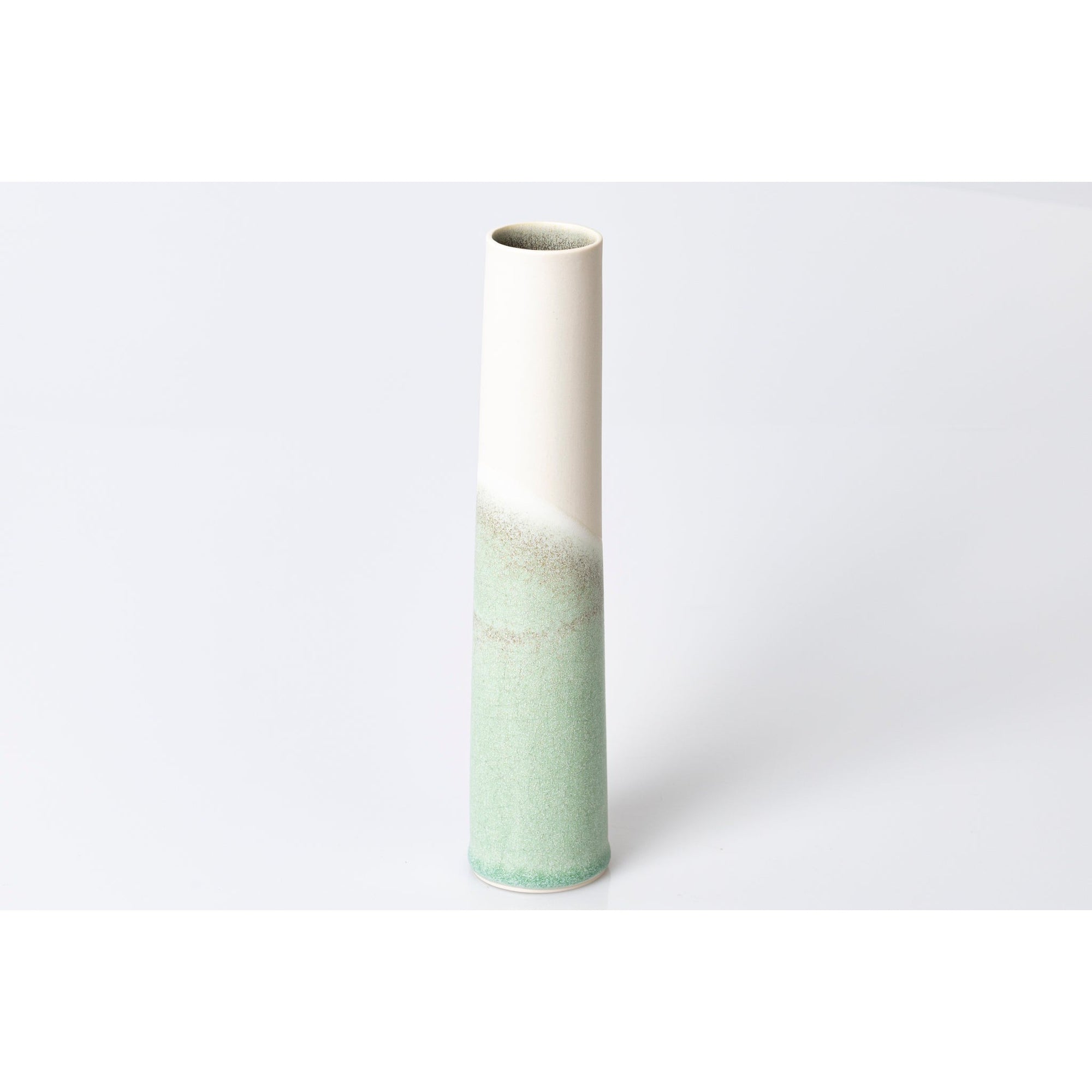 FF3 South Downs III - Tall Stoneware Vessel by Kate Schuricht ceramics available at Padstow Gallery, Cornwall 