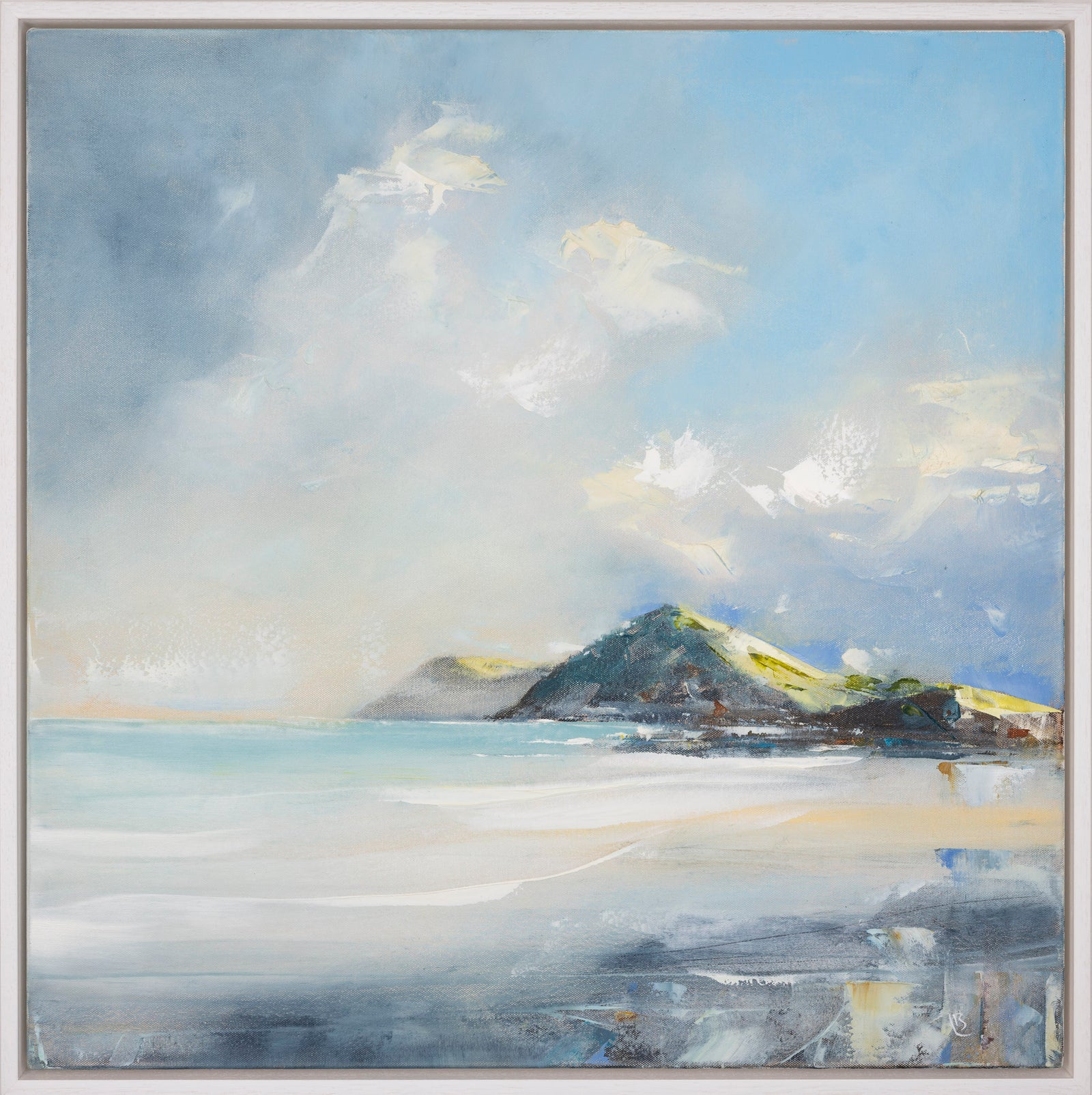 Waiting For You oil original by Ben Lucas, available at Padstow Gallery, Cornwall