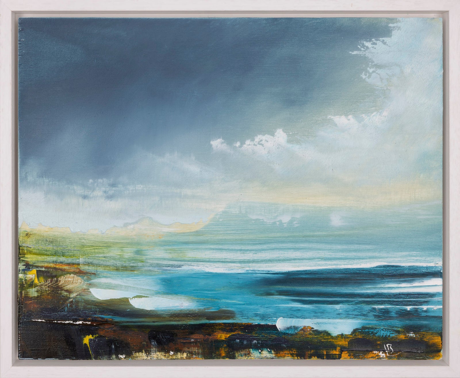 Westerly oil original by Ben Lucas, available at Padstow Gallery, Cornwall