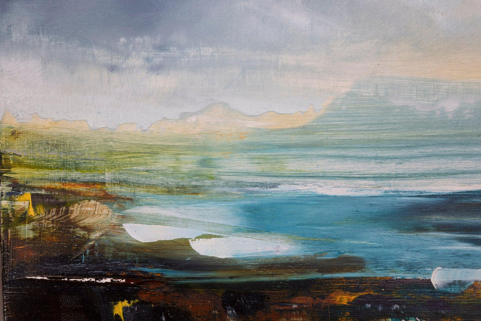Westerly oil original by Ben Lucas, available at Padstow Gallery, Cornwall