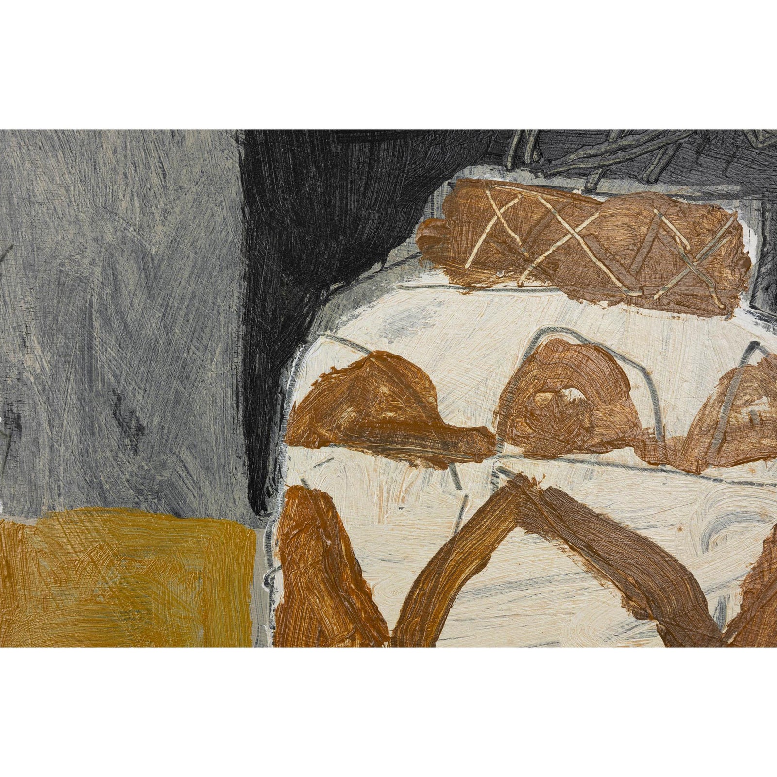 Diamond Vase, mixed media original painting by David Pearce, available at Padstow Gallery, Cornwall