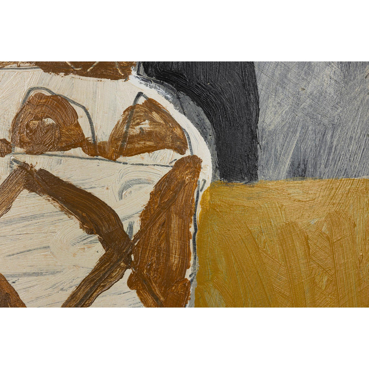 Diamond Vase, mixed media original painting by David Pearce, available at Padstow Gallery, Cornwall