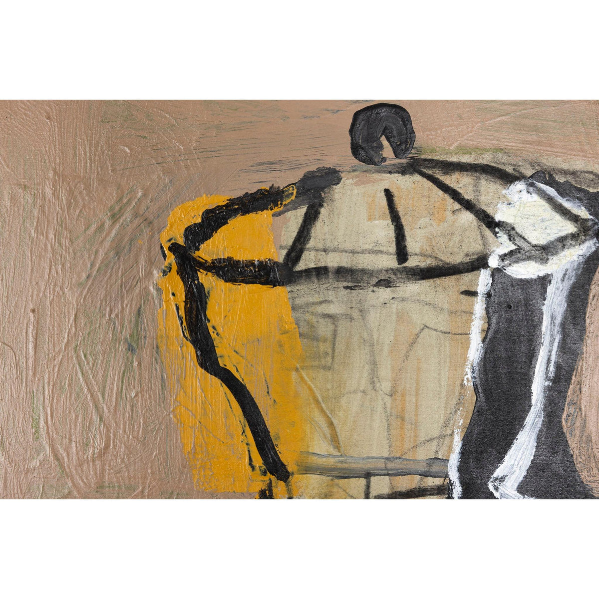 Coffee Pot, mixed media original painting by David Pearce, available at Padstow Gallery, Cornwall