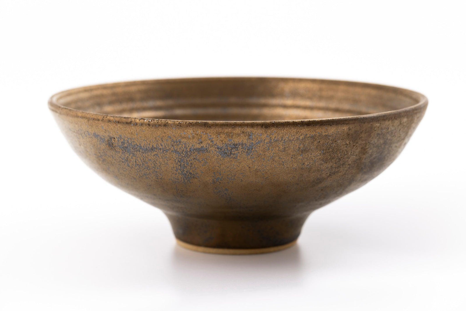 GC44 Dark Gold Glaze Serving Dish by Gail Cooper, available at Padstow Gallery, Cornwall