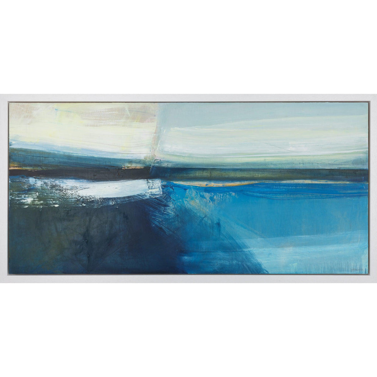 &#39;Latitude&#39; oil original by Justine Lois Thorpe, available at Padstow Gallery, Cornwall