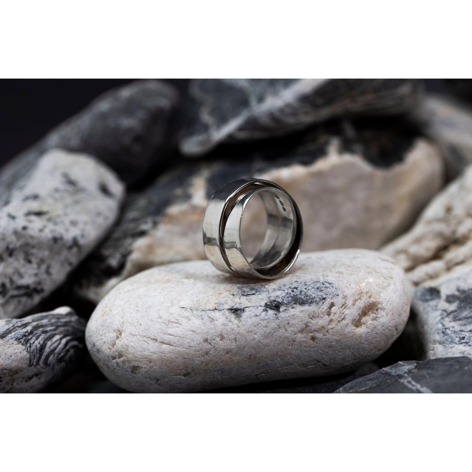 EG09 - Silver Ring - Size Q by Emma Goold available at Padstow Gallery Cornwall