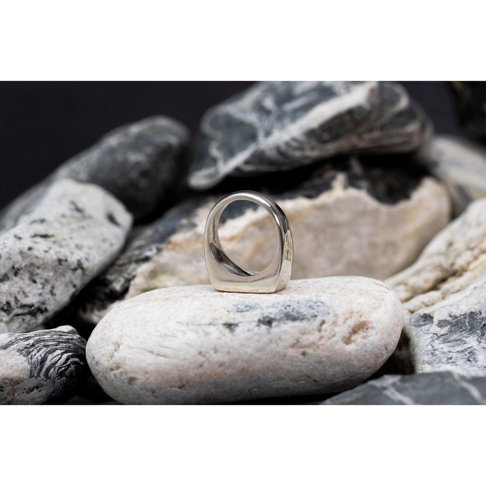 EG06 - Silver Ring - Size P by Emma Goold available at Padstow Gallery Cornwall