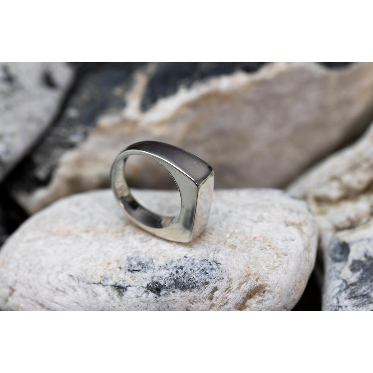 EG06 - Silver Ring - Size P by Emma Goold available at Padstow Gallery Cornwall