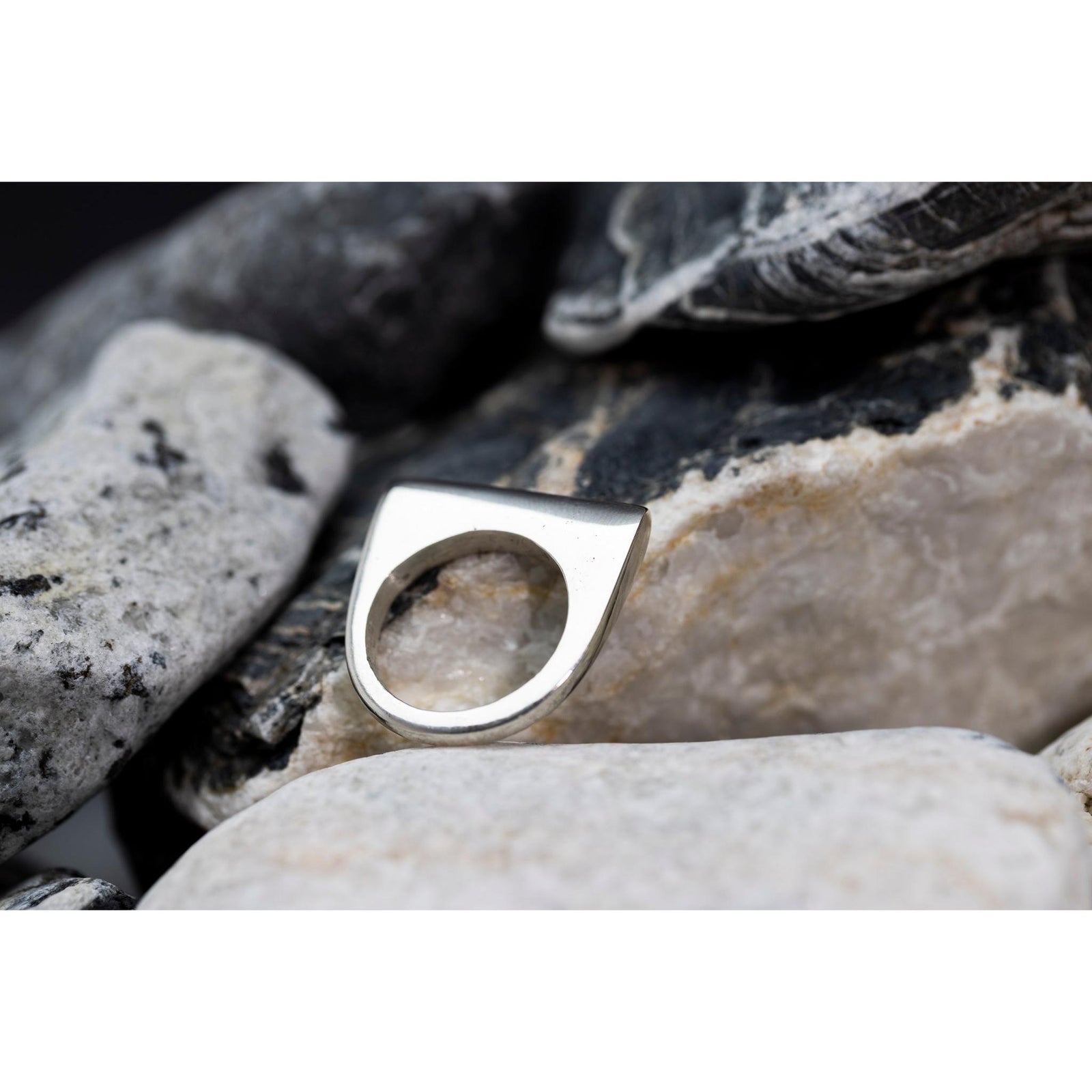EG13 - Silver Ring - Size L by Emma Goold available at Padstow Gallery Cornwall