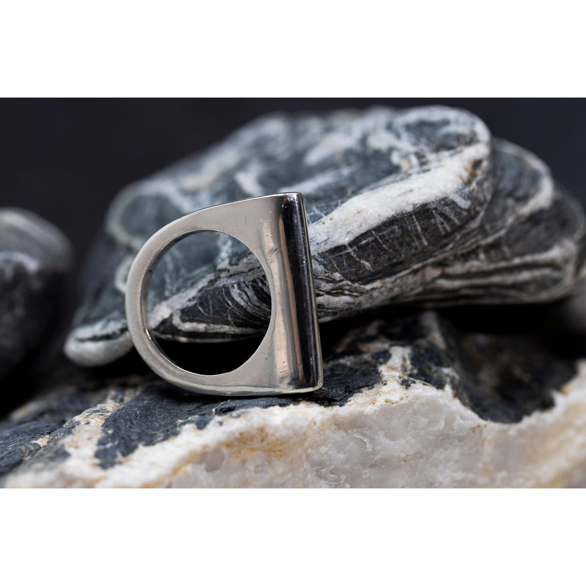 EG13 - Silver Ring - Size L by Emma Goold available at Padstow Gallery Cornwall