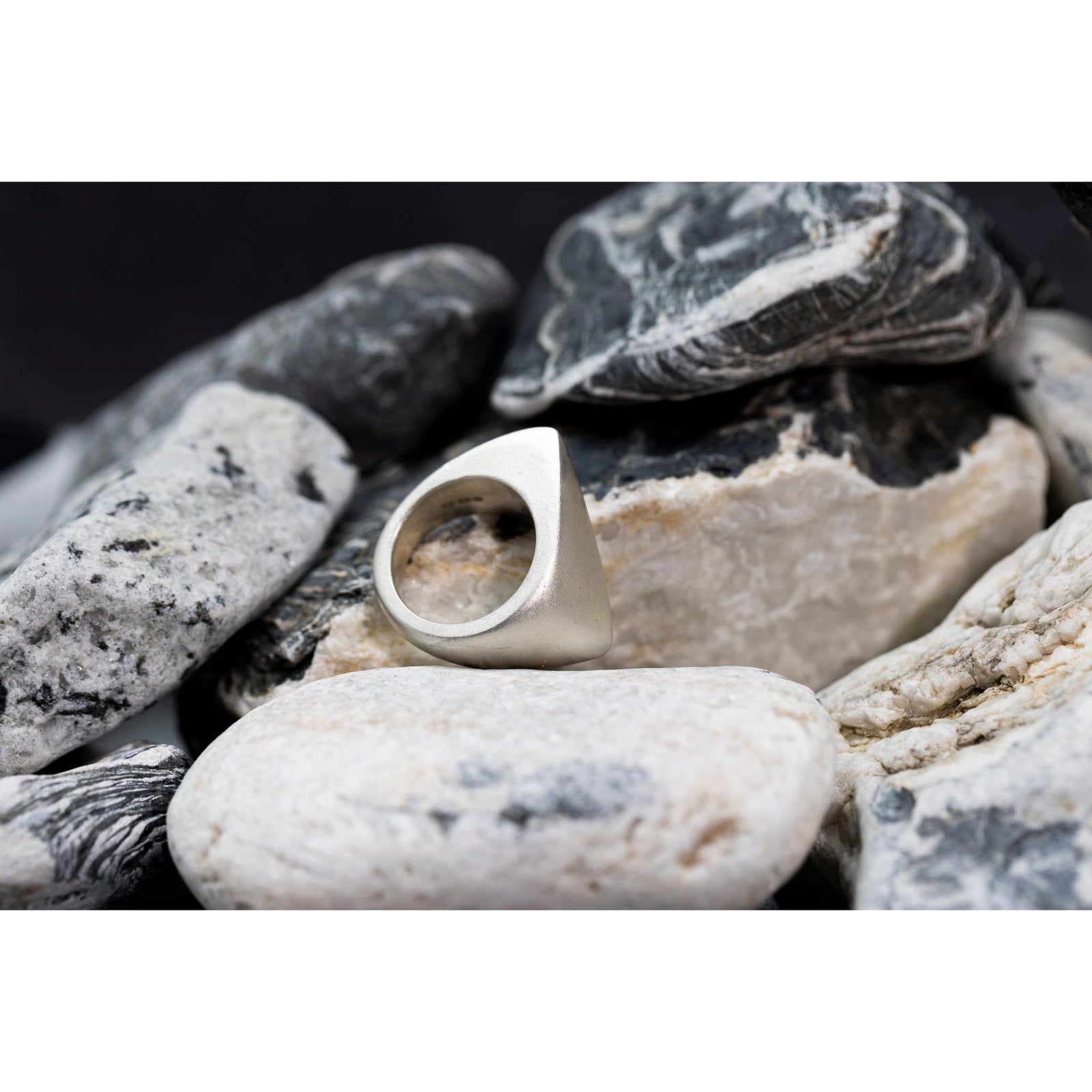EG02 - Silver Ring - Size P by Emma Goold available at Padstow Gallery Cornwall