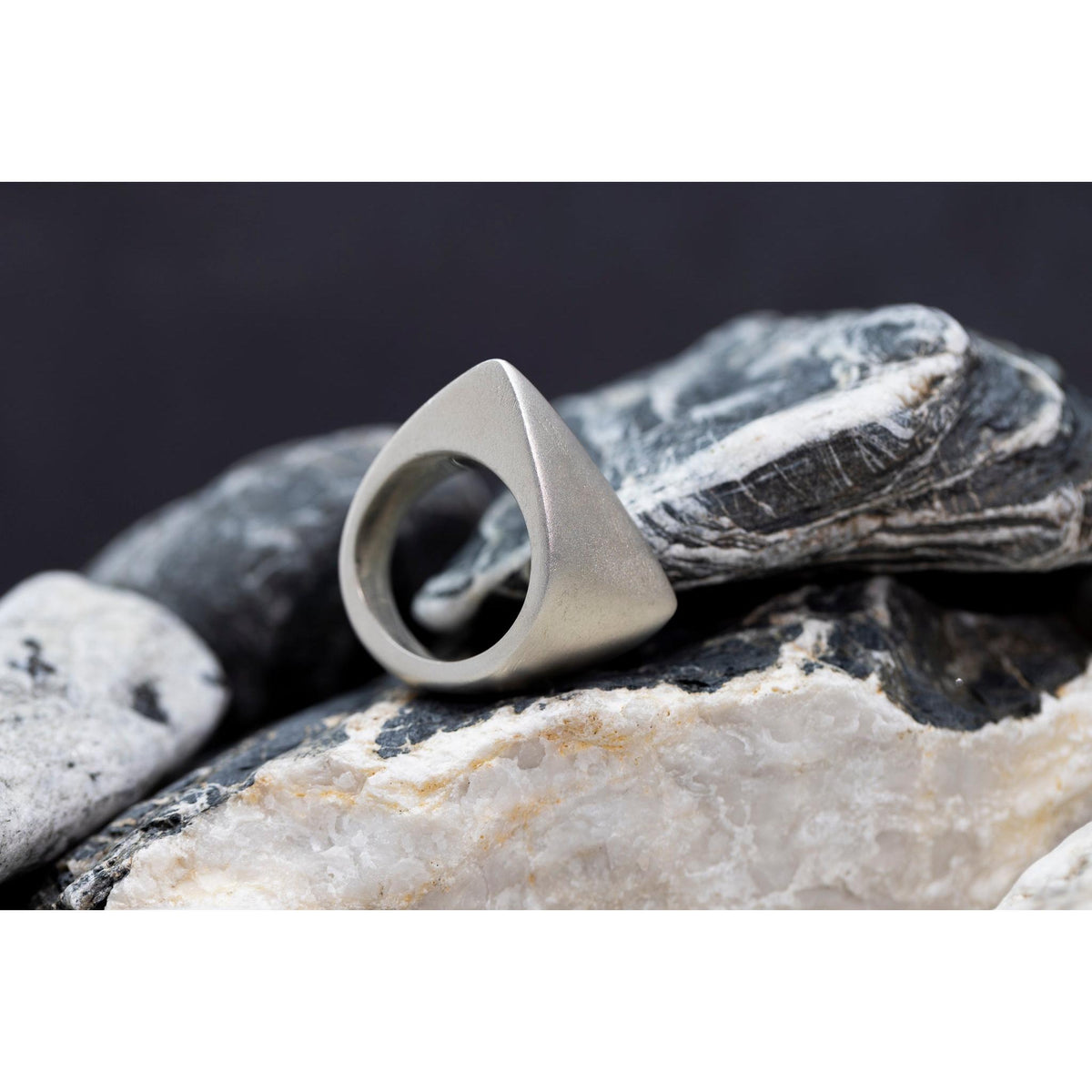 EG02 - Silver Ring - Size P by Emma Goold available at Padstow Gallery Cornwall