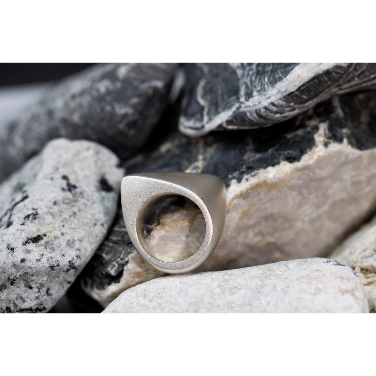 EG02 - Silver Ring - Size P by Emma Goold available at Padstow Gallery Cornwall
