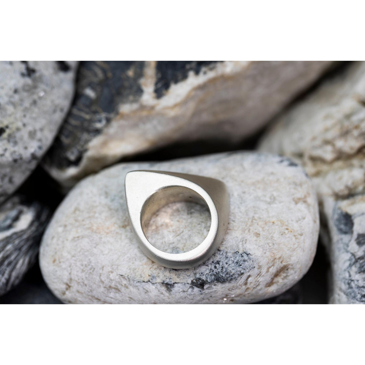 EG02 - Silver Ring - Size P by Emma Goold available at Padstow Gallery Cornwall
