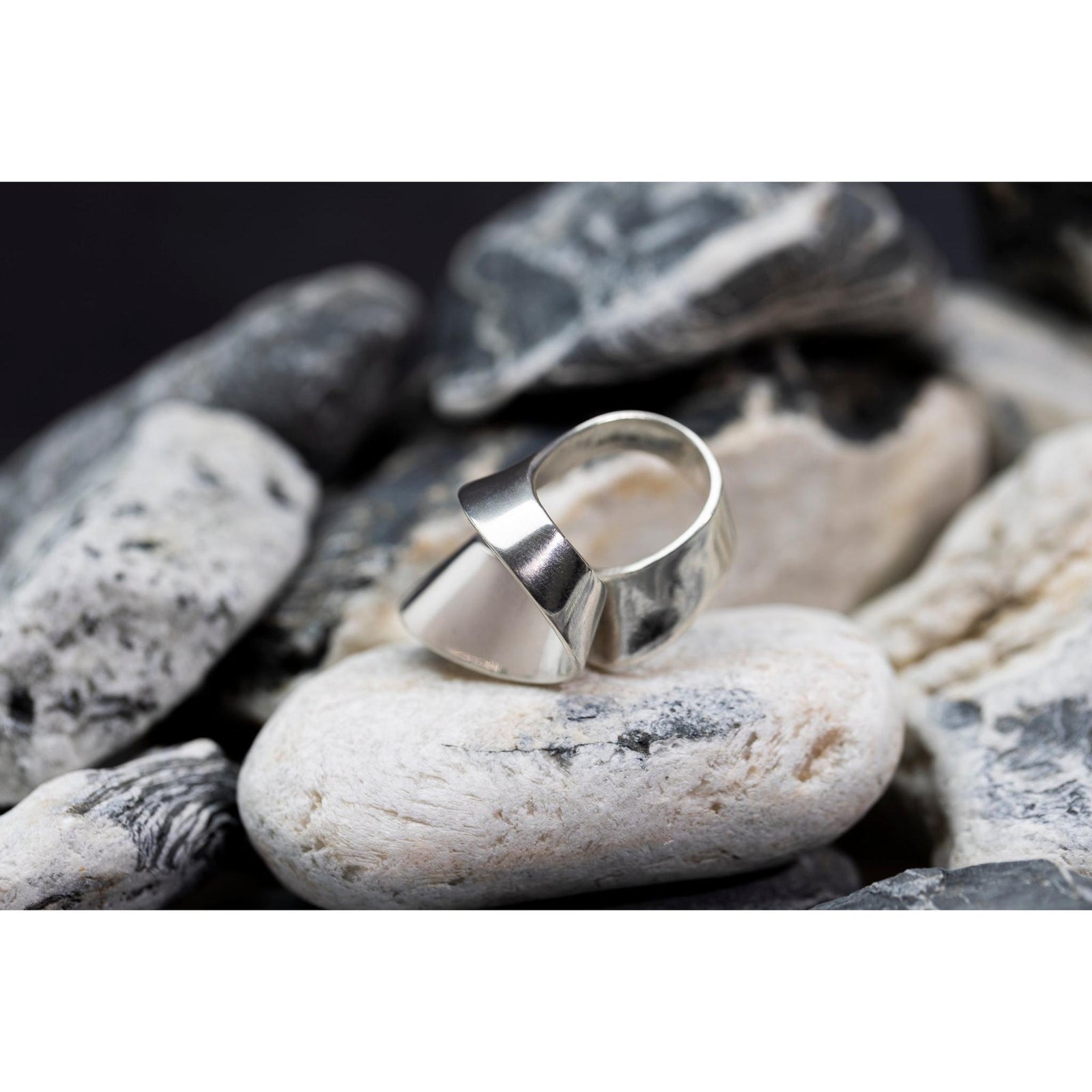 EG01 - Silver Ring - Size L by Emma Goold available at Padstow Gallery Cornwall