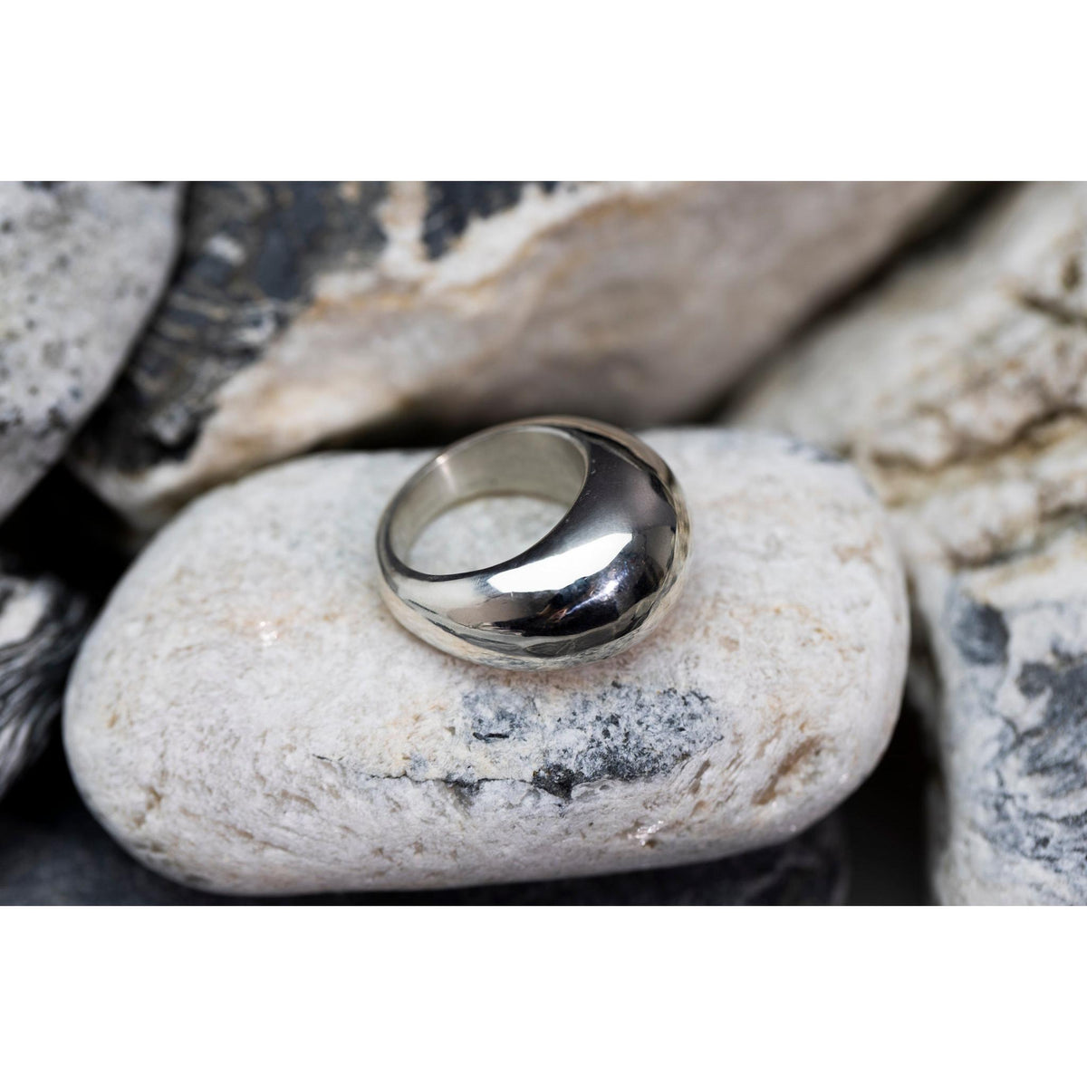 EG03 - Silver Ring - Size P by Emma Goold available at Padstow Gallery Cornwall