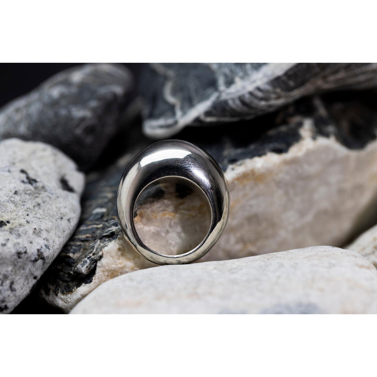 EG03 - Silver Ring - Size P by Emma Goold available at Padstow Gallery Cornwall