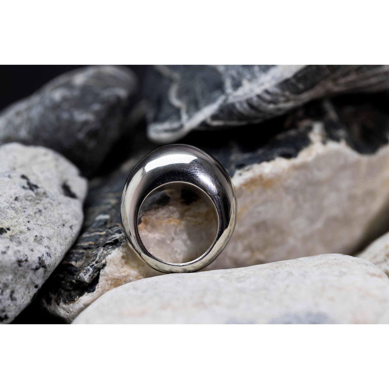 EG03 - Silver Ring - Size P by Emma Goold available at Padstow Gallery Cornwall