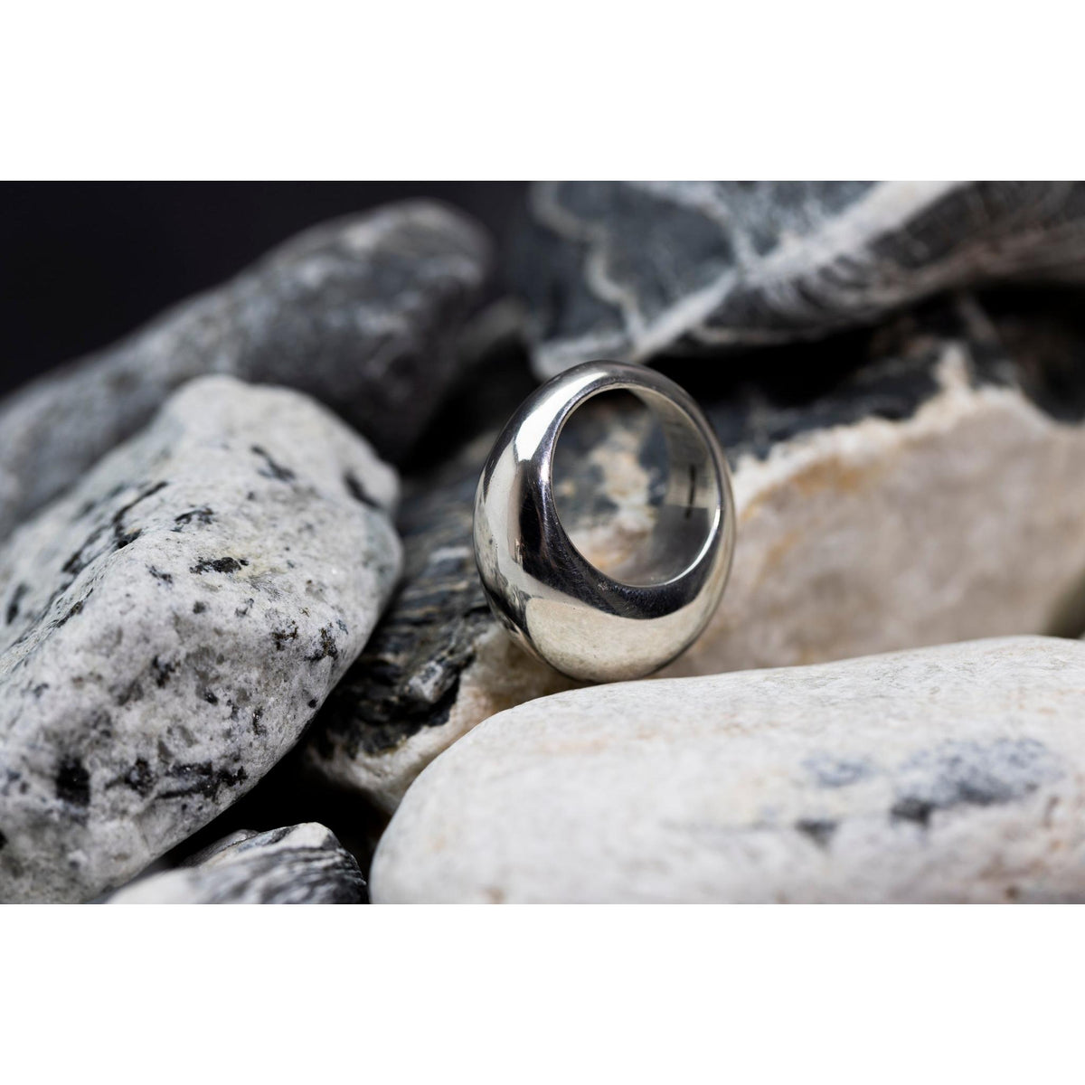 EG03 - Silver Ring - Size P by Emma Goold available at Padstow Gallery Cornwall