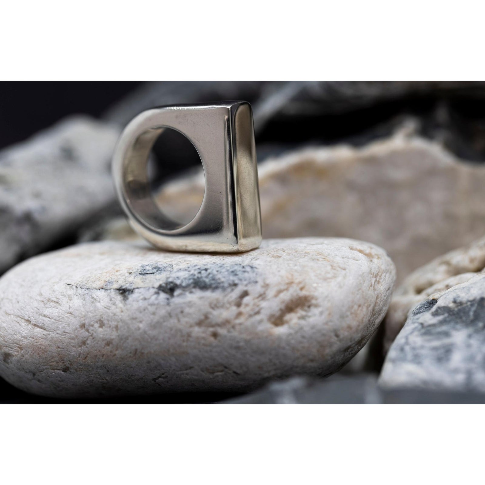 EG04 - Silver Ring - Size Q by Emma Goold available at Padstow Gallery Cornwall
