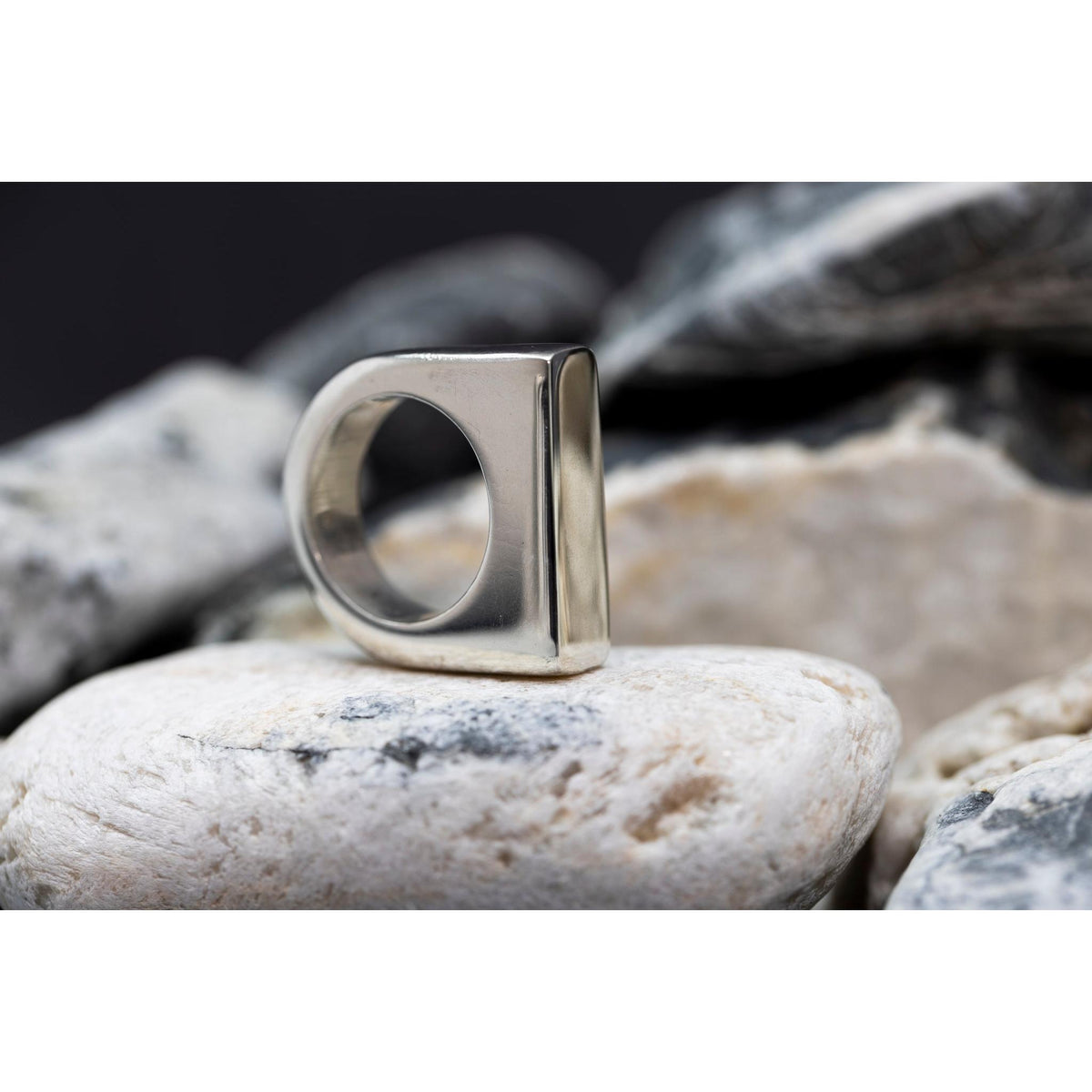 EG04 - Silver Ring - Size Q by Emma Goold available at Padstow Gallery Cornwall