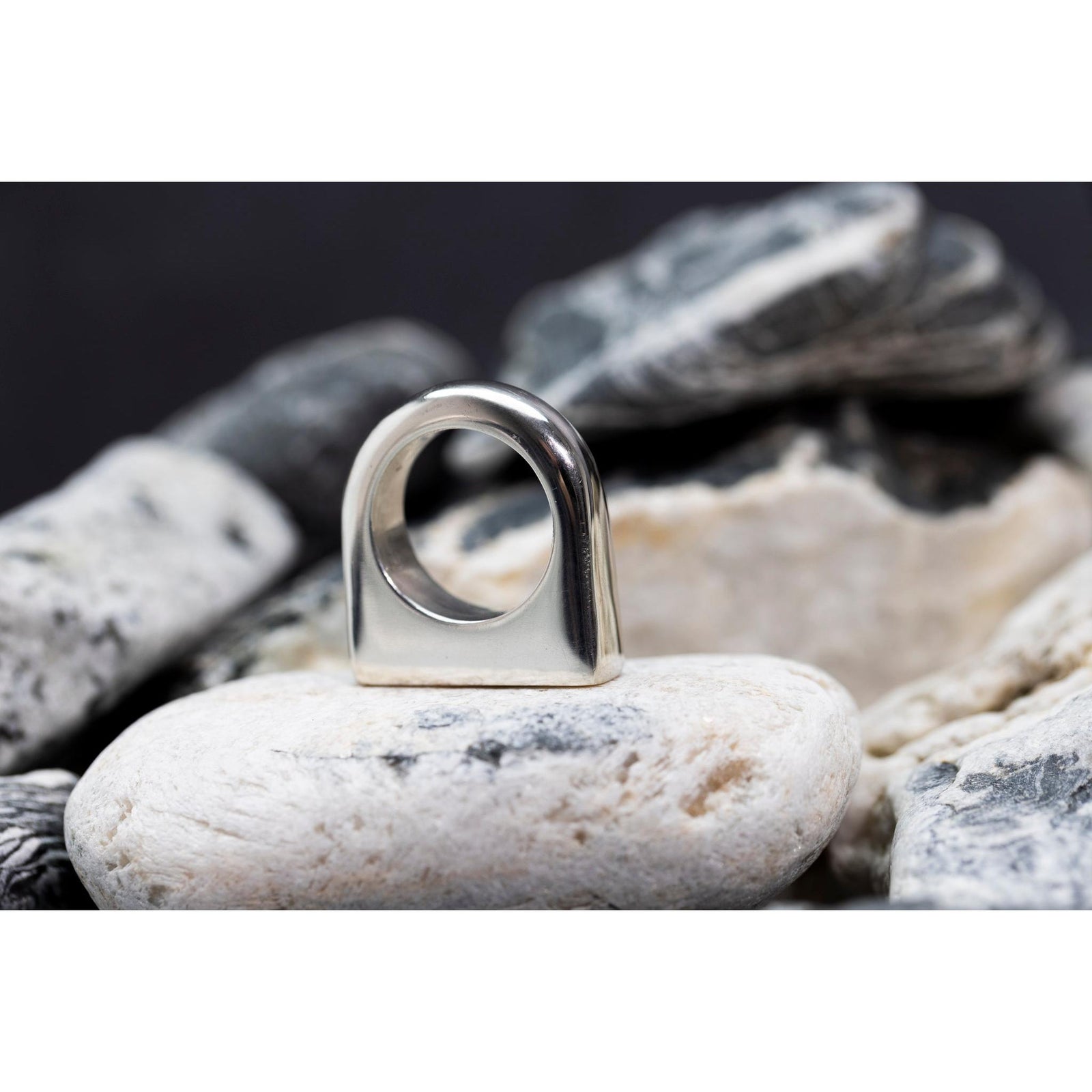EG04 - Silver Ring - Size Q by Emma Goold available at Padstow Gallery Cornwall