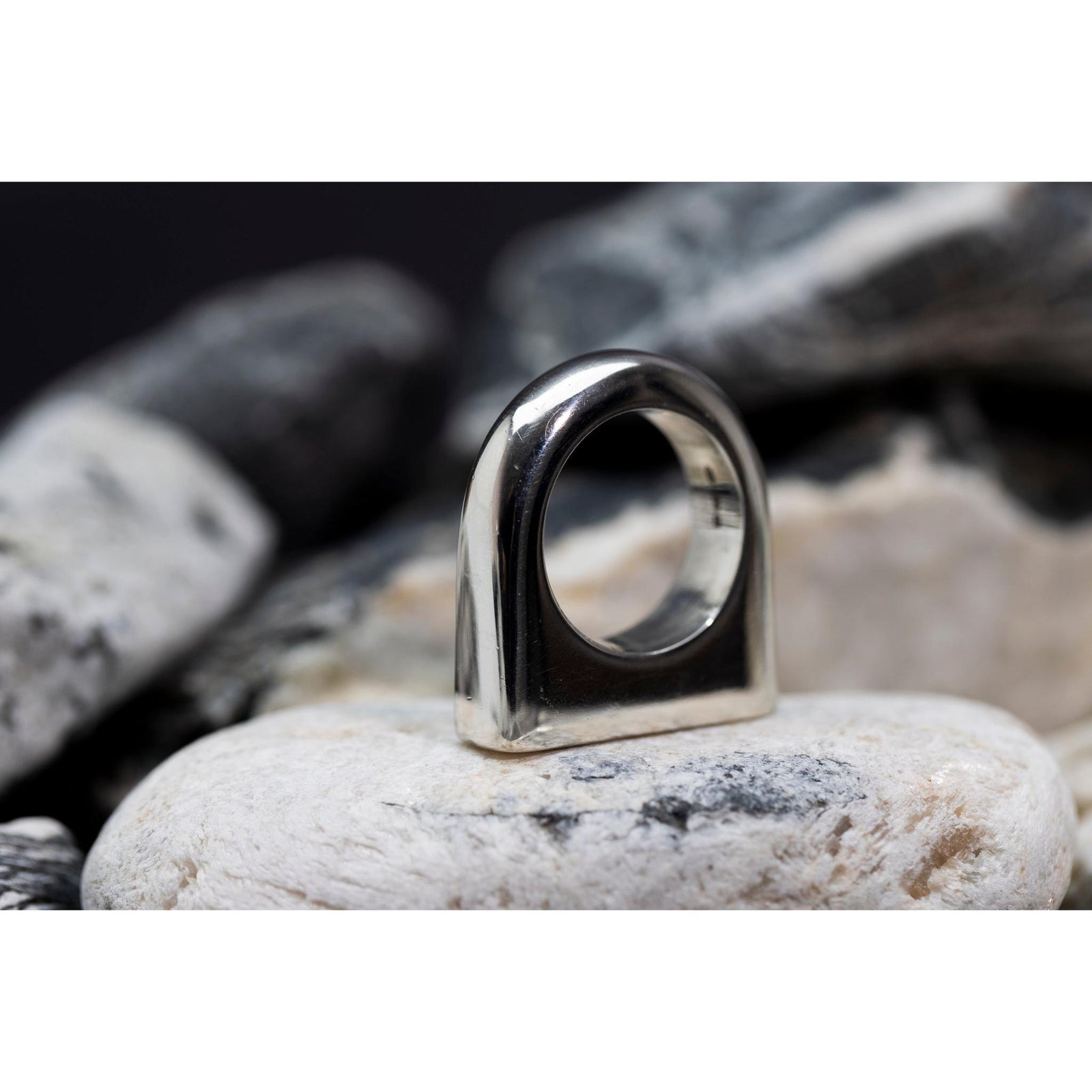 EG04 - Silver Ring - Size Q by Emma Goold available at Padstow Gallery Cornwall