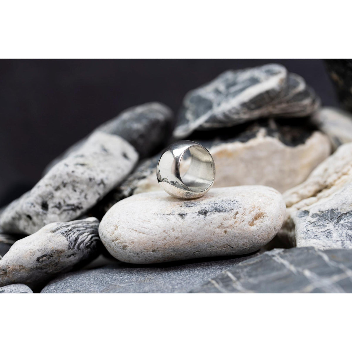 EG05 - Silver Ring - Size M by Emma Goold available at Padstow Gallery Cornwall