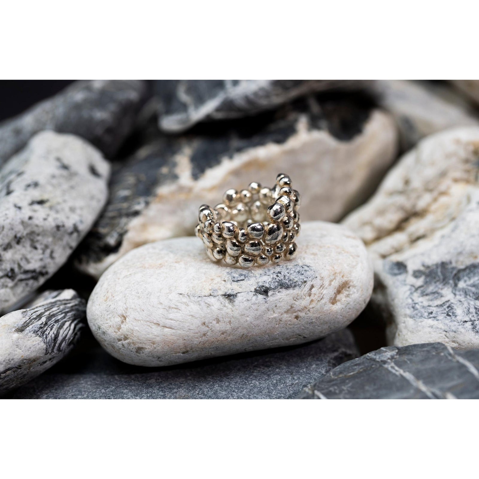 EG07 - Silver Ring - Size M by Emma Goold available at Padstow Gallery Cornwall