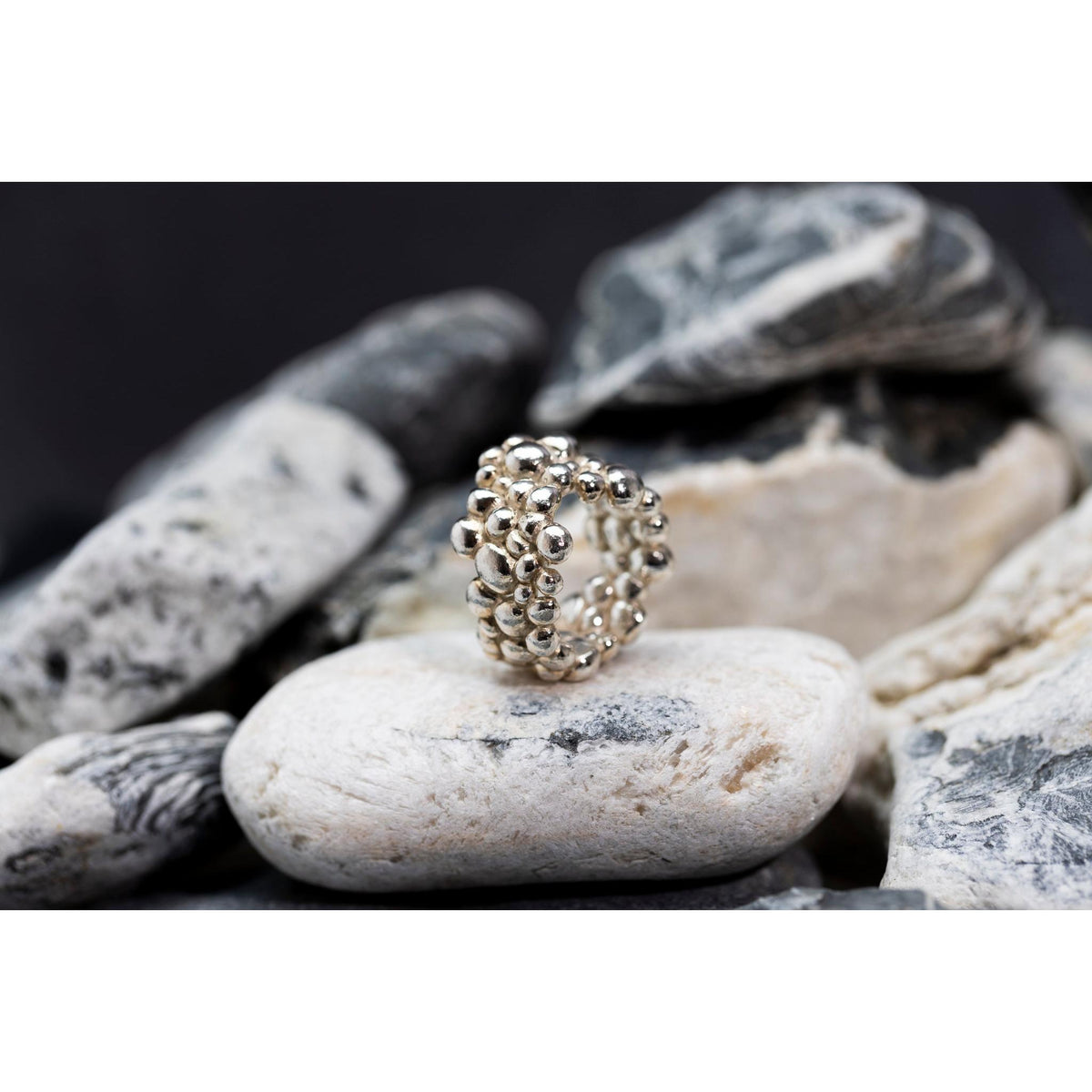 EG07 - Silver Ring - Size M by Emma Goold available at Padstow Gallery Cornwall