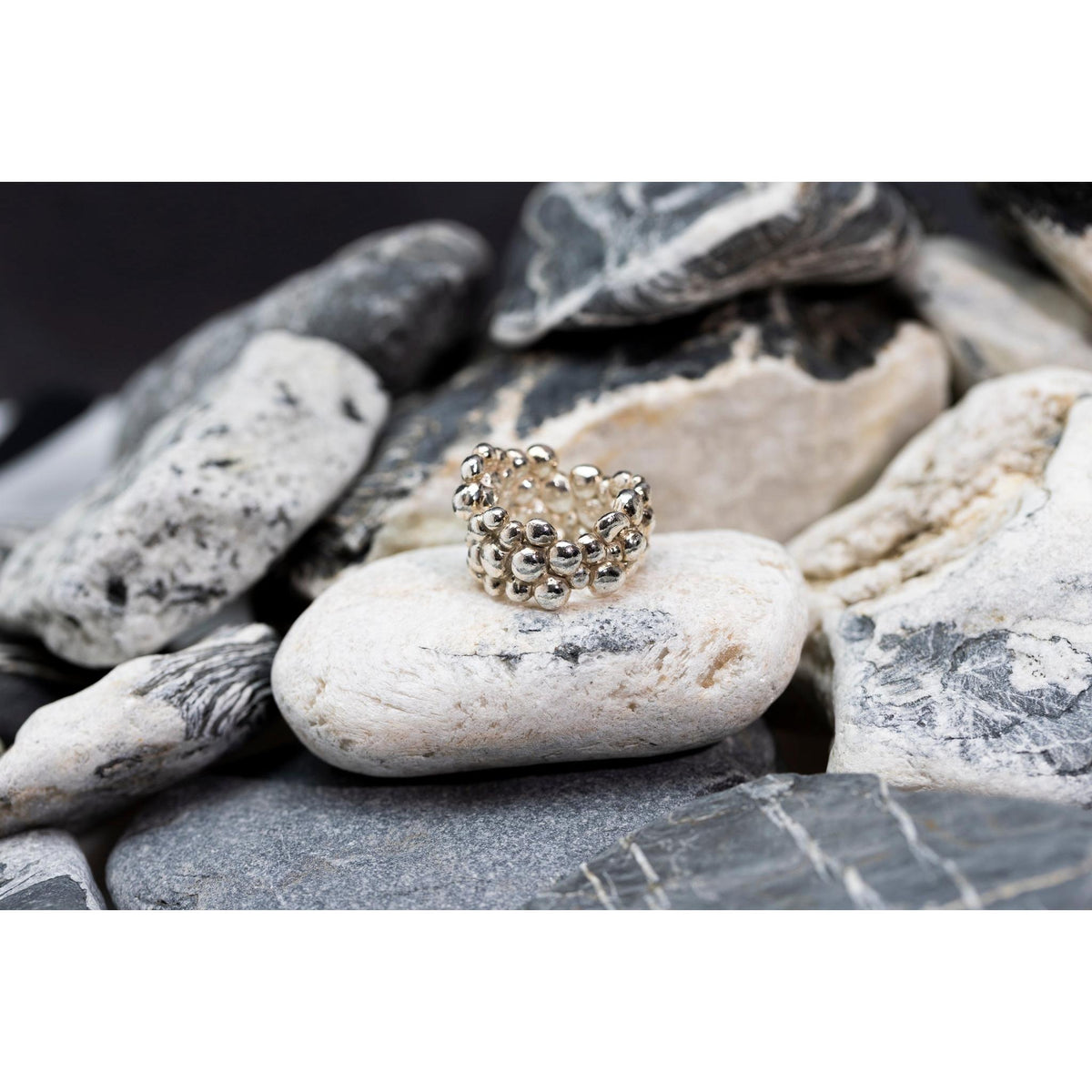 EG07 - Silver Ring - Size M by Emma Goold available at Padstow Gallery Cornwall