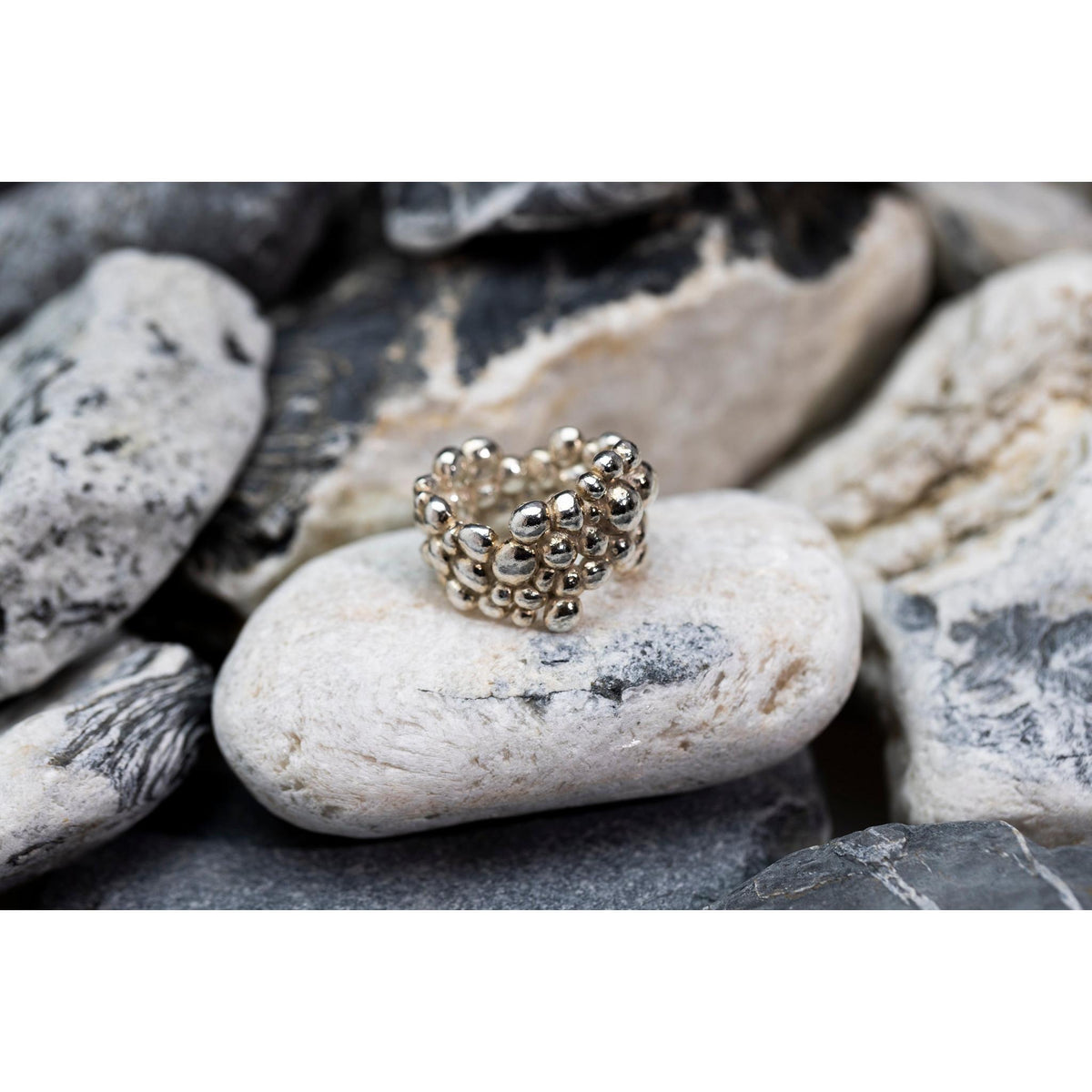 EG07 - Silver Ring - Size M by Emma Goold available at Padstow Gallery Cornwall