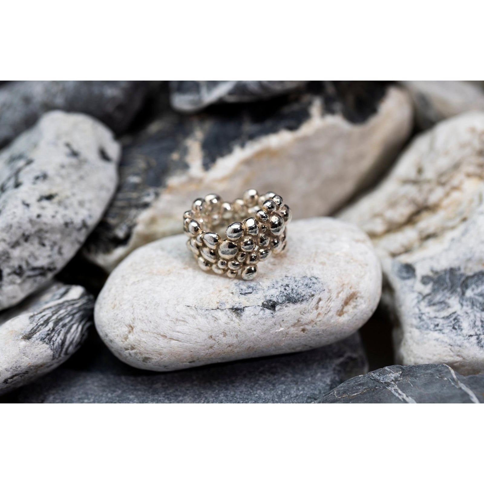 EG07 - Silver Ring - Size M by Emma Goold available at Padstow Gallery Cornwall