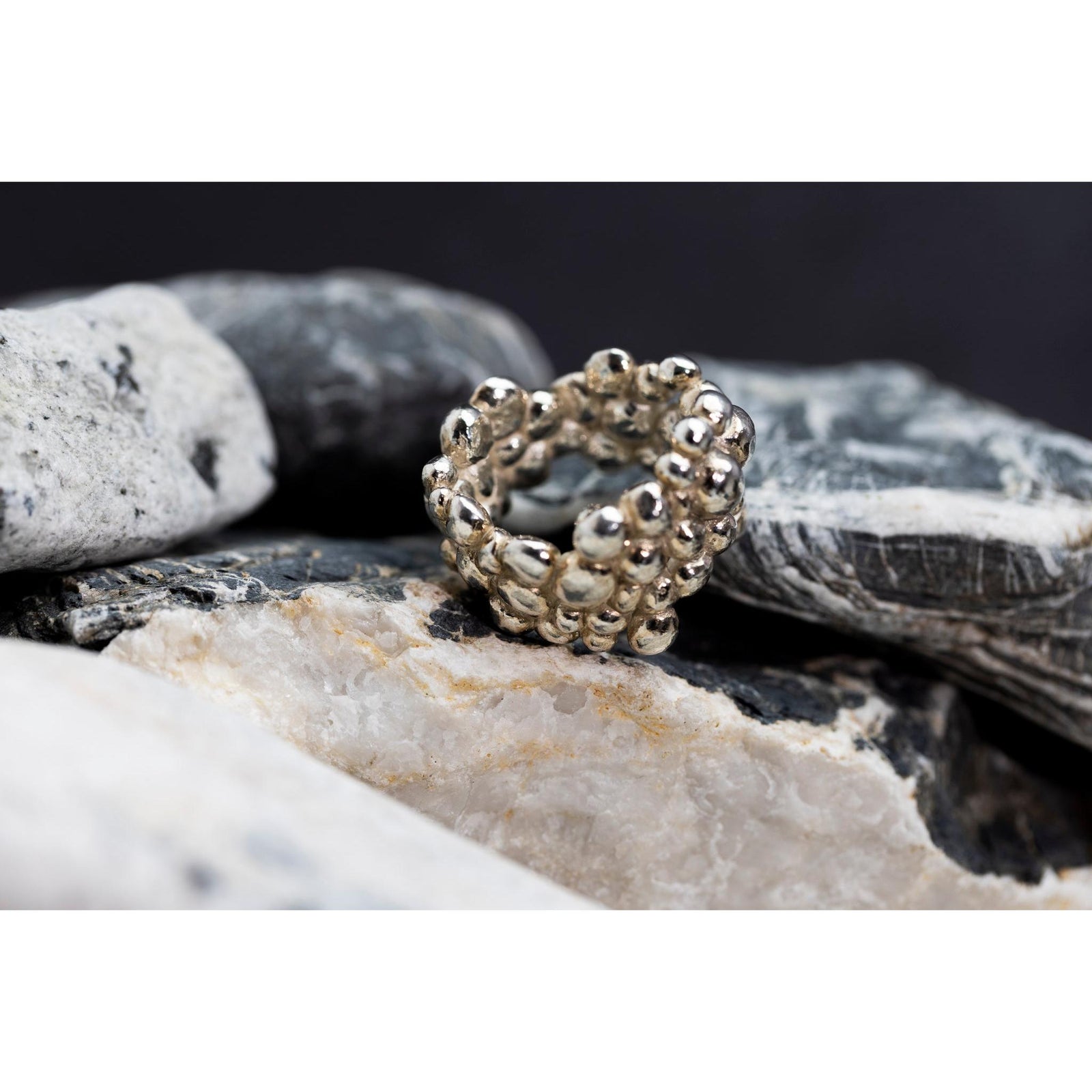 EG07 - Silver Ring - Size M by Emma Goold available at Padstow Gallery Cornwall