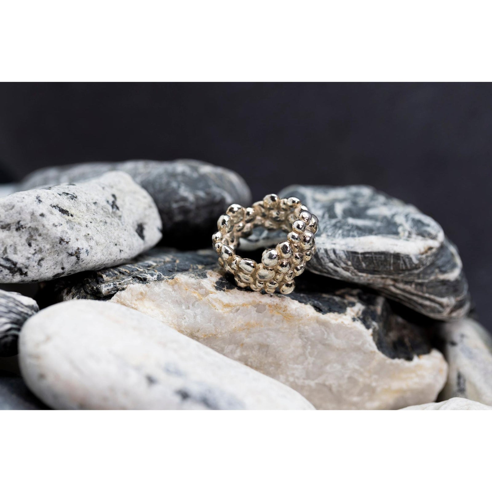 EG07 - Silver Ring - Size M by Emma Goold available at Padstow Gallery Cornwall