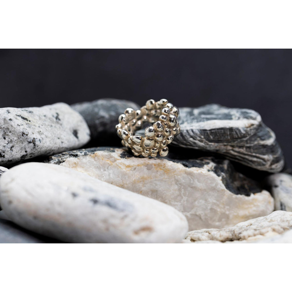 EG07 - Silver Ring - Size M by Emma Goold available at Padstow Gallery Cornwall