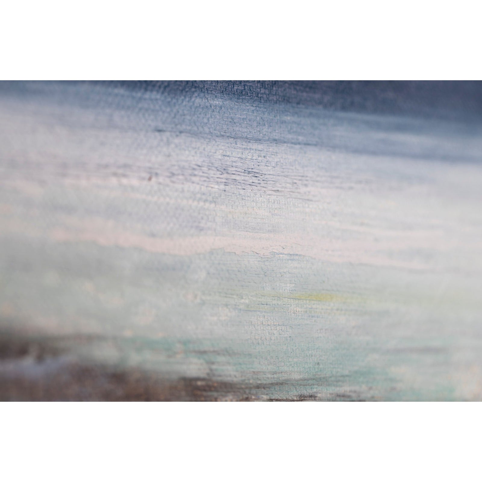 Close up detail of Dusk Fall oil on canvas by Ben Lucas, available at Padstow Gallery, Cornwall