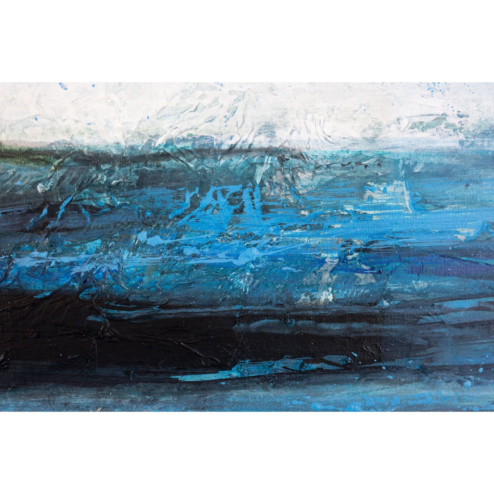 'Crystal Crash' by Jo Ellis, mixed media, original available at Padstow Gallery, Cornwall