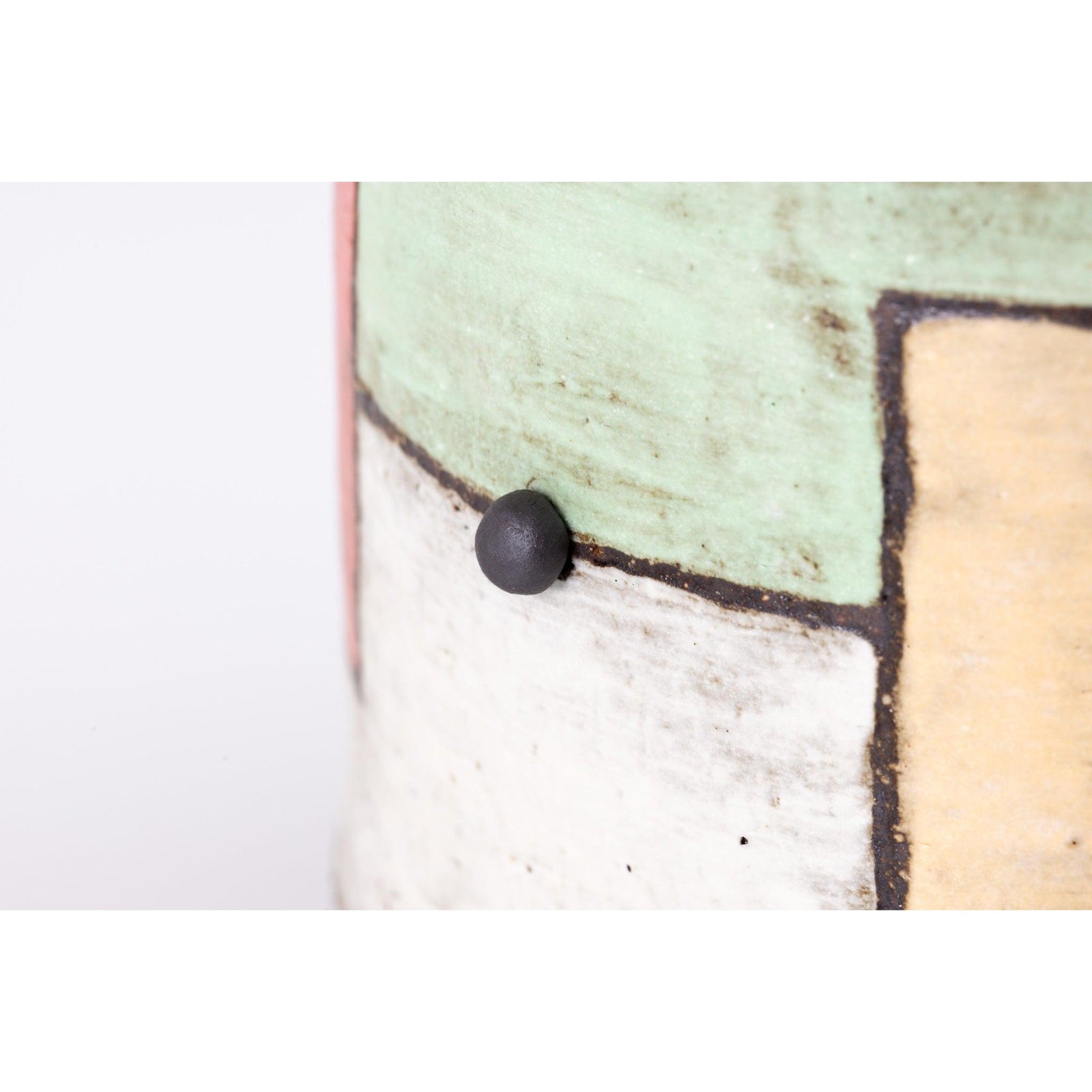 'AP42 Black Vessel with "washed" colours' by Ania Perkowska, available at Padstow Gallery, Cornwall