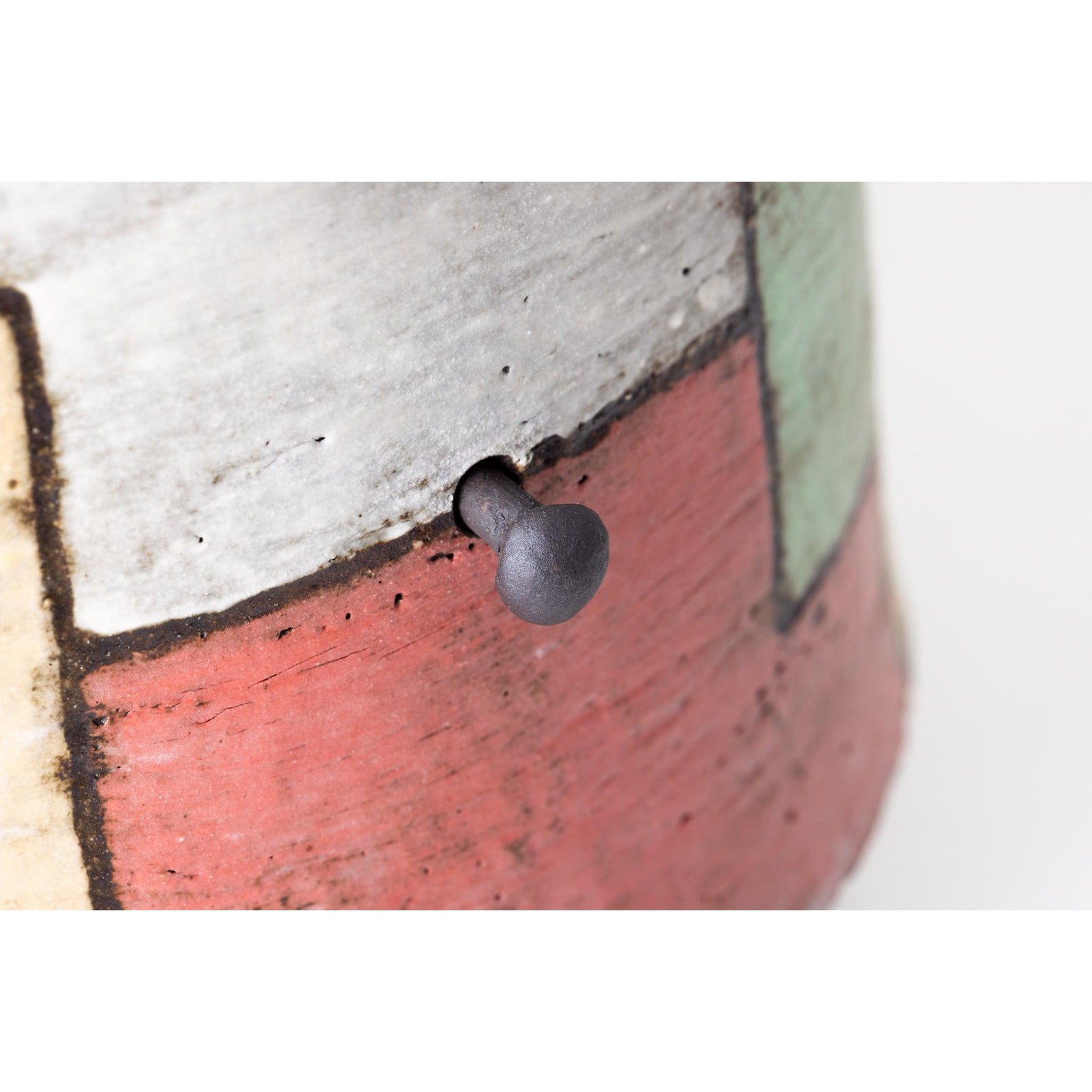 'AP42 Black Vessel with "washed" colours' by Ania Perkowska, available at Padstow Gallery, Cornwall