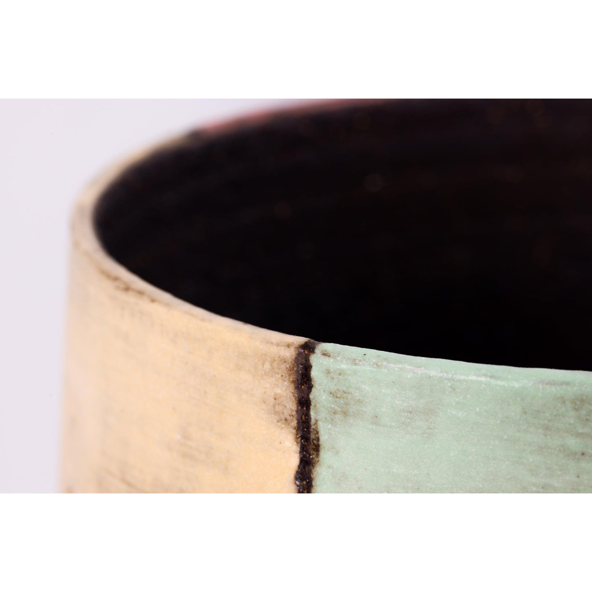 'AP42 Black Vessel with "washed" colours' by Ania Perkowska, available at Padstow Gallery, Cornwall