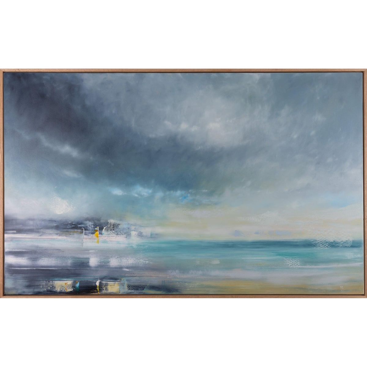&#39;Echoes of Light&#39; oil on canvas by Ben Lucas, available at Padstow Gallery, Cornwall