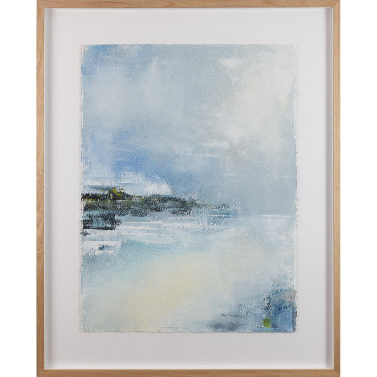 &#39;The Other Side&#39; oil on paper by Ben Lucas, available at Padstow Gallery, Cornwall