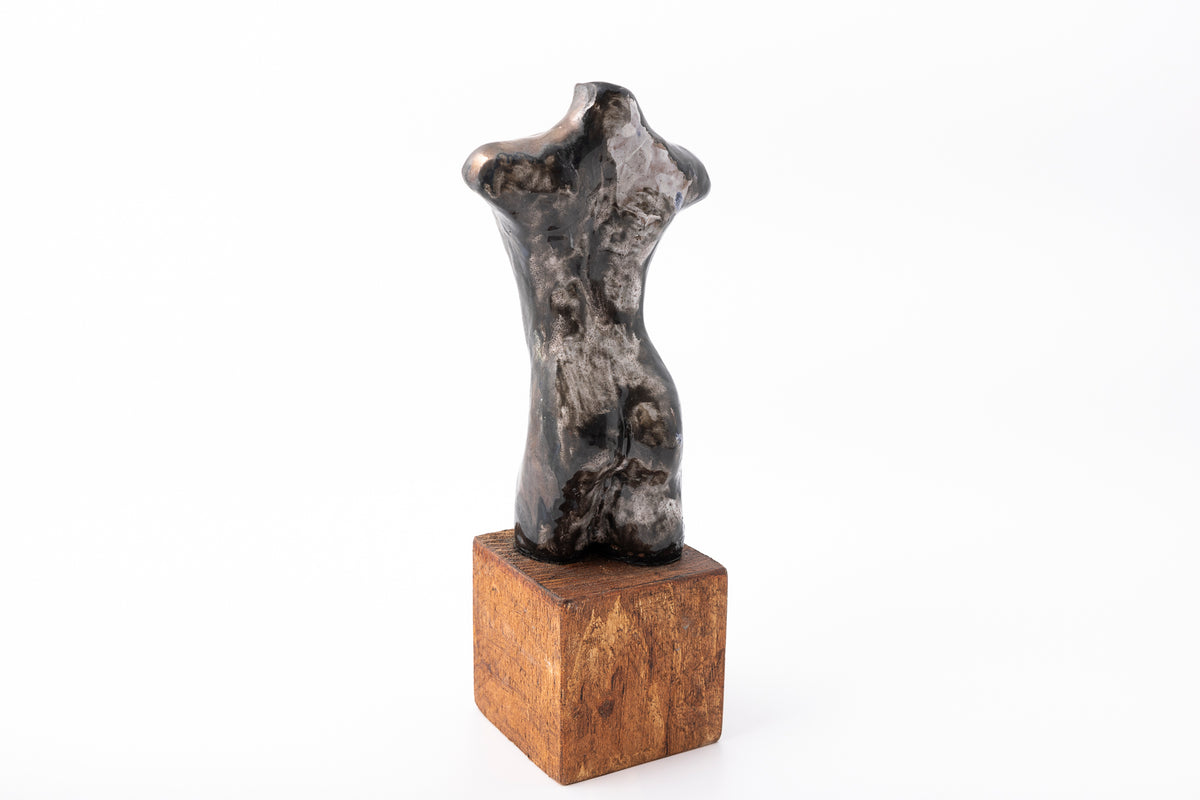 SH74 Jack glazed terracotta figure by Sophie Howard available at Padstow Gallery Cornwall