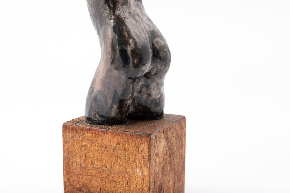SH74 Jack glazed terracotta figure by Sophie Howard available at Padstow Gallery Cornwall
